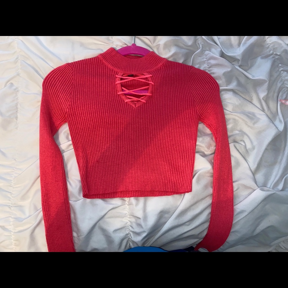 Hot pink long sleeve